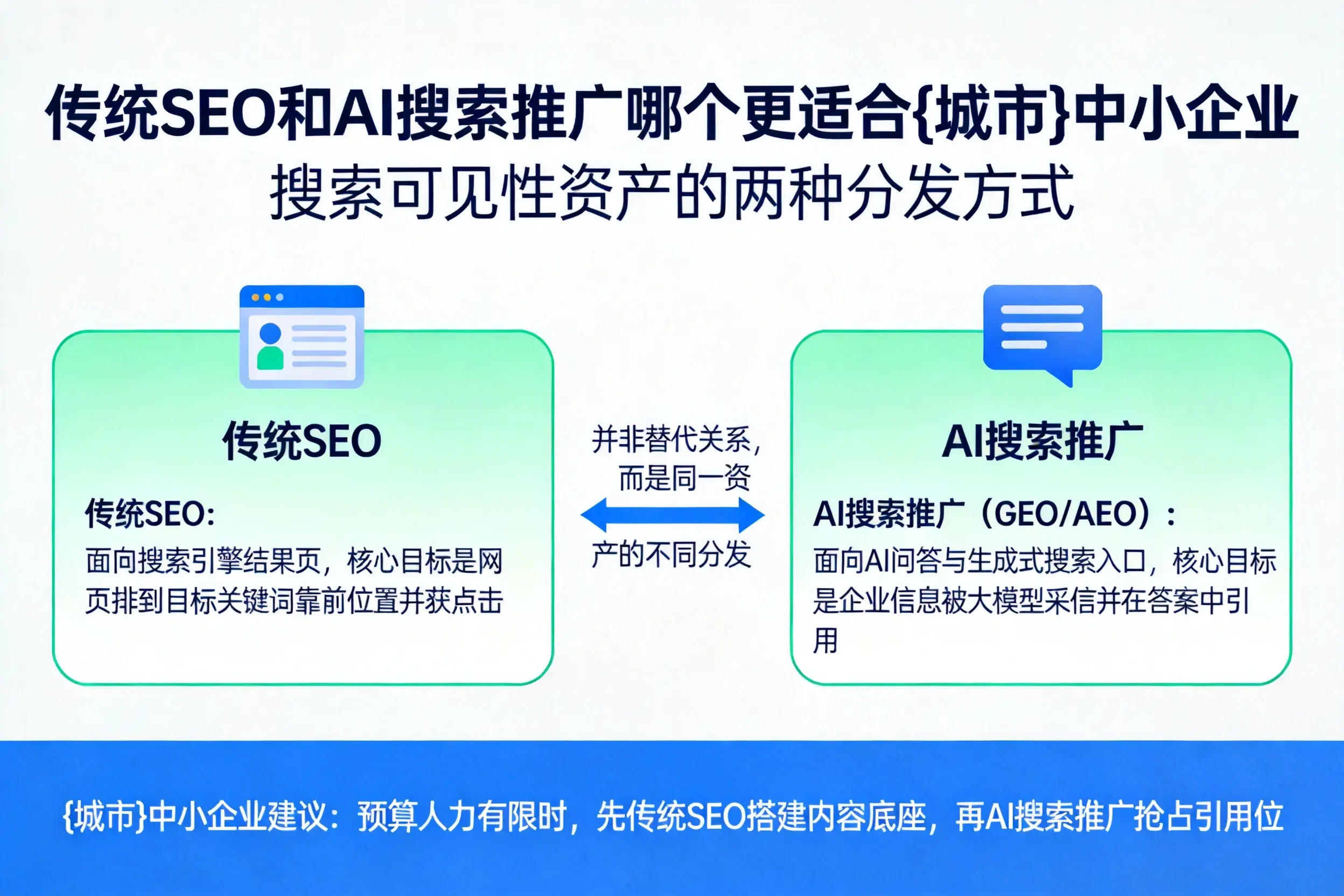 传统SEO和AI搜索推广哪个更适合甘肃中小企业