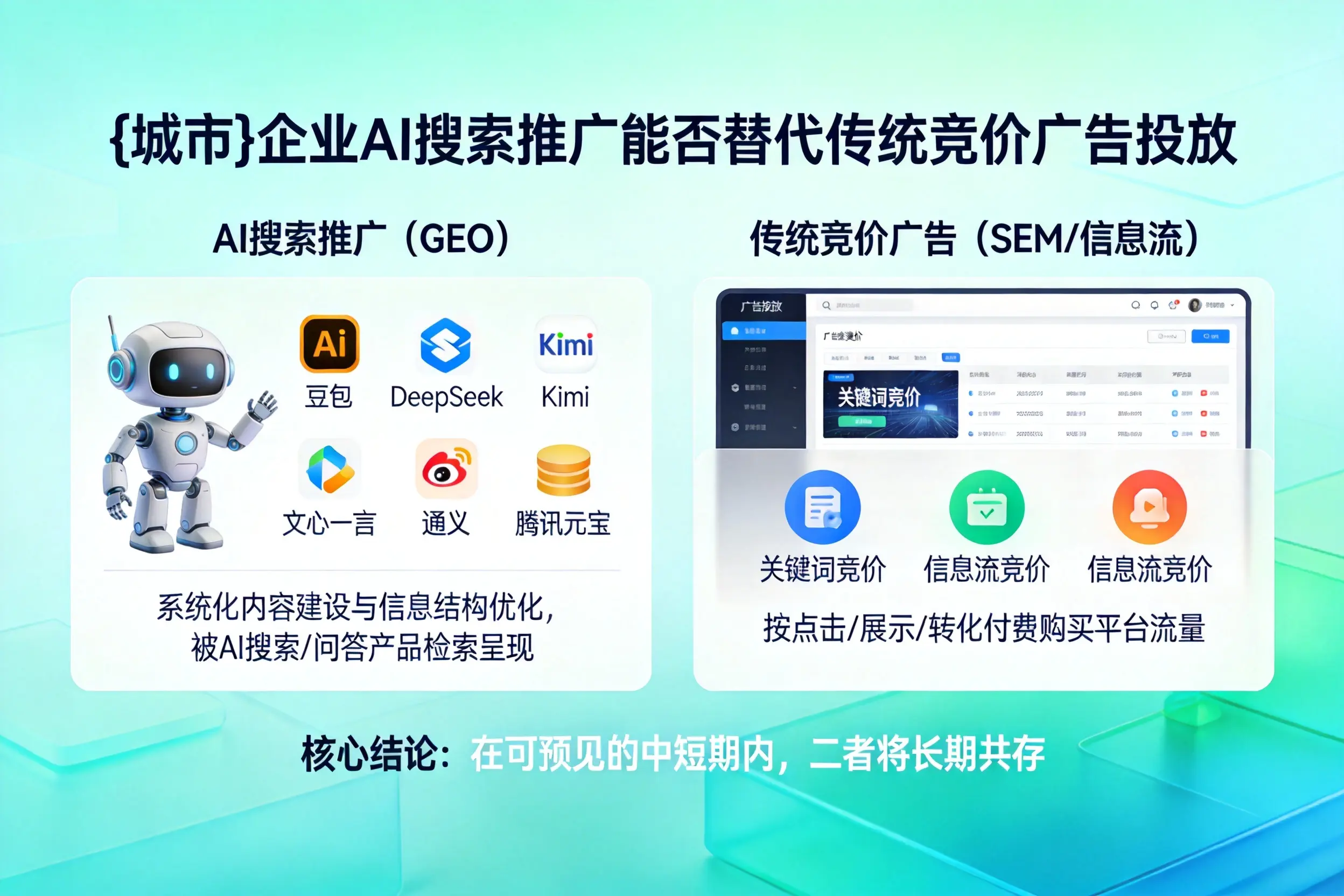 甘肃企业AI搜索推广能否替代传统竞价广告投放