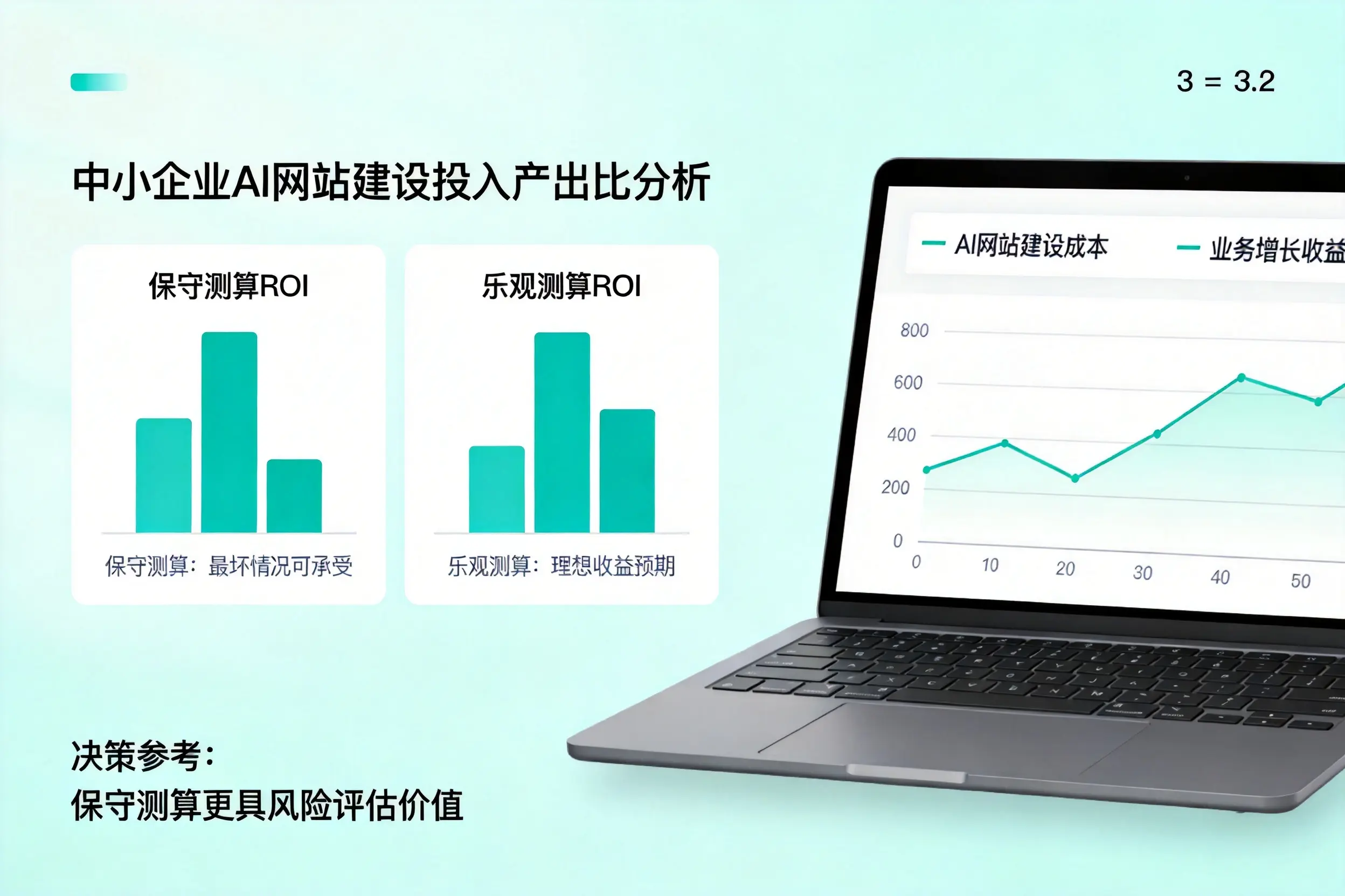 甘肃中小企业AI网站建设投入产出比怎么算？先看这份分析