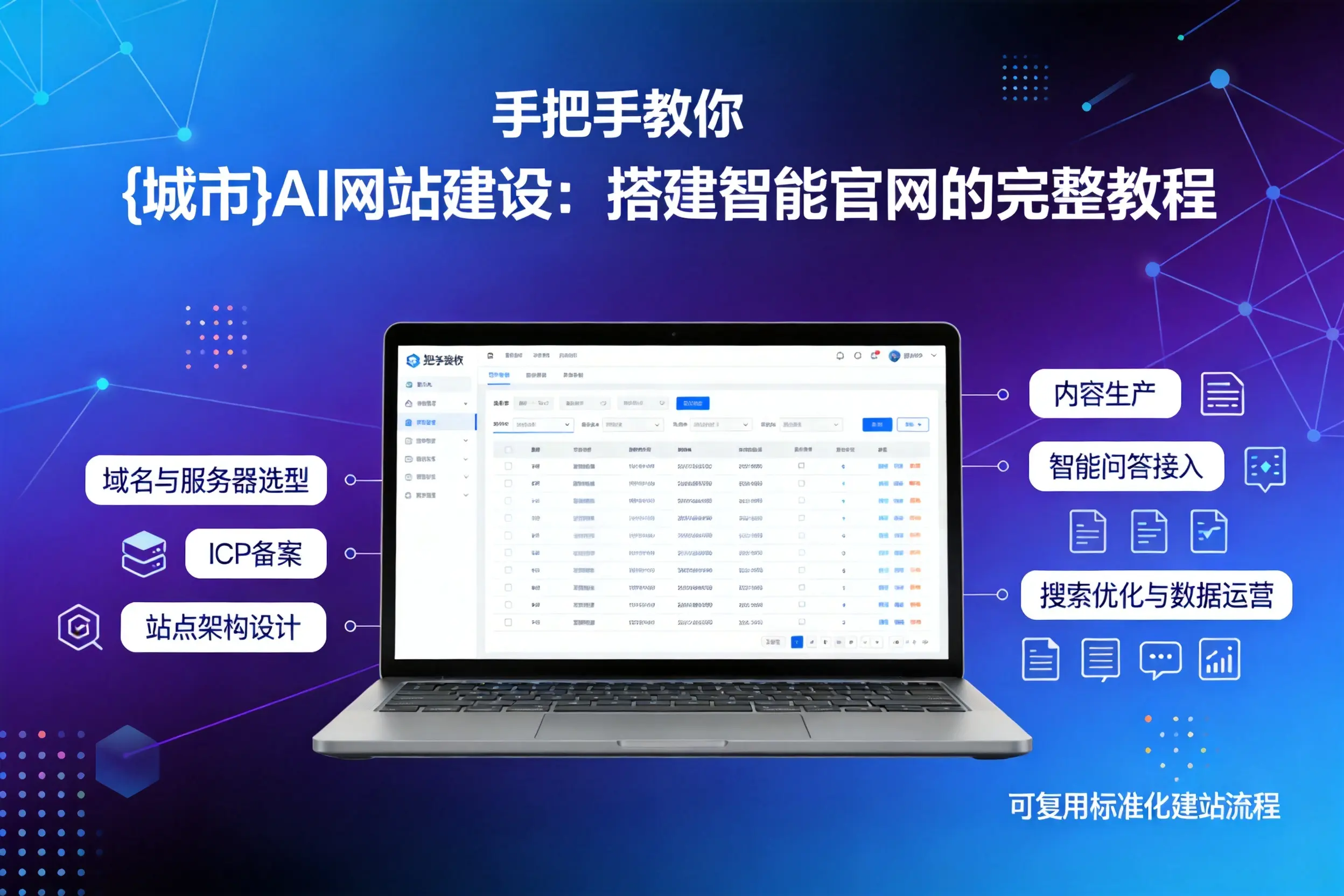 手把手教你甘肃AI网站建设：搭建智能官网的完整教程