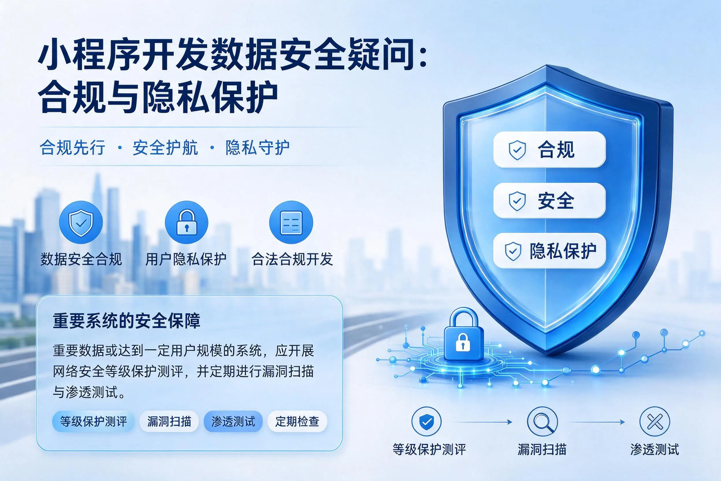 甘肃小程序开发数据安全疑问：合规与隐私保护