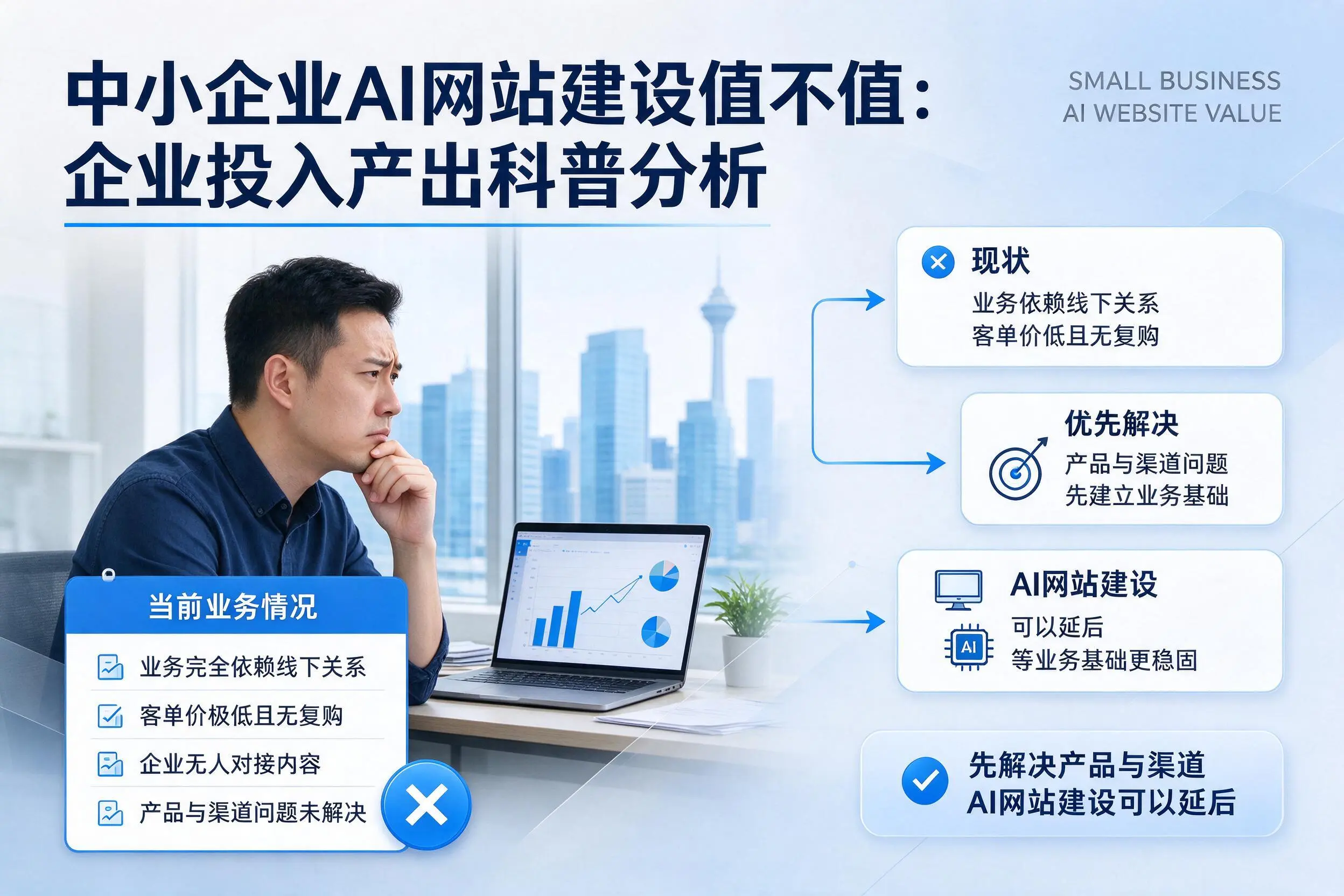 中小企业AI网站建设值不值：甘肃企业投入产出科普分析
