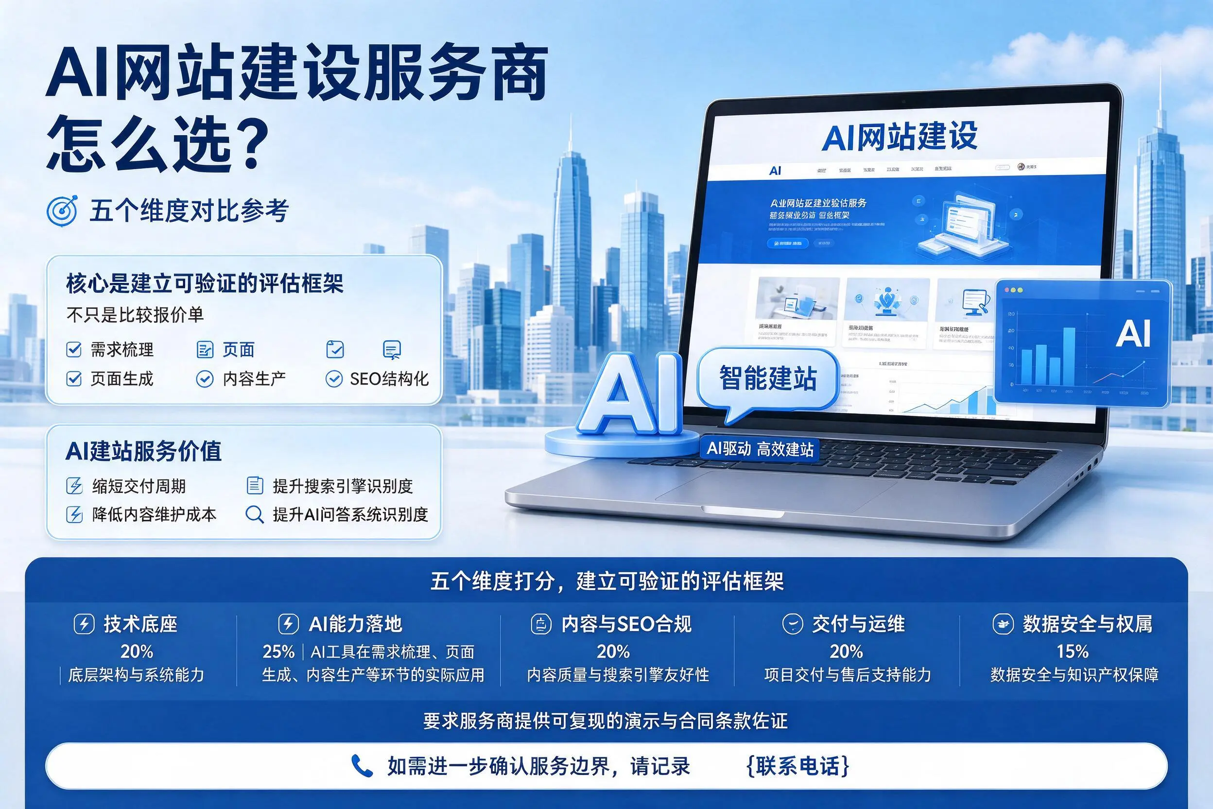 甘肃AI网站建设服务商怎么选？五个维度对比参考